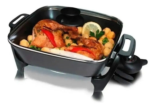 Paellera Westinghouse Wh-pa1400dec01 1400w Negra Color Negro