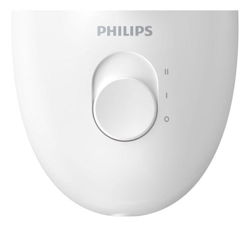 Depiladora Philips Bre225/00 Con Cable Cabezal Labable Color Blanco Y Morado