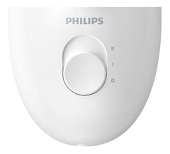Depiladora Philips Bre225/00 Con Cable Cabezal Labable Color Blanco Y Morado