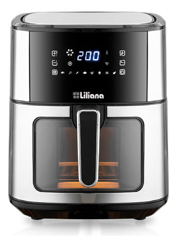 Freidora De Aire Liliana Digifry Af965 Sin Aceite 6,5l 1700w Negro