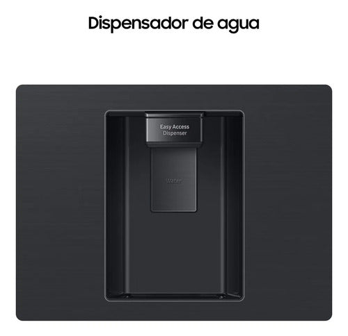 Heladera Samsung Ai Smartthings Dispenser Agua 517 L Black
