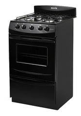 Cocina A Gas Natural Escorial Candor S2 Negra Cs Negro