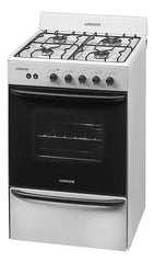 Cocina A Gas Longvie 12331b 56cm Blanca Cajón Parrilla Blanco