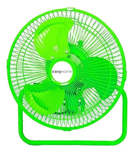 Mini Ventilador 3 En 1 De 10 PuLG Kanji Kjh-fh1606 Verde Cts 25 Cm 0 Verde Plateado Metal 3