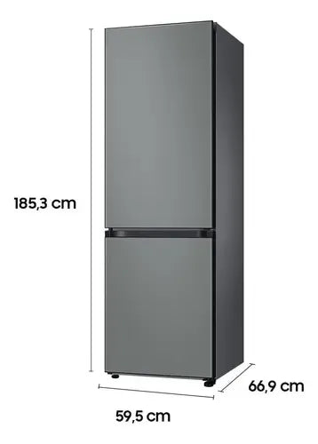 Heladera No Frost Samsung Rb33a307031 Bespoke 328l Space Max