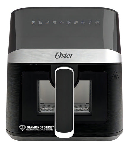 Freidora De Aire Digital Oster Ckstaf40wddf 4l Color Negro Negro