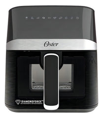 Freidora De Aire Digital Oster Ckstaf40wddf 4l Color Negro Negro