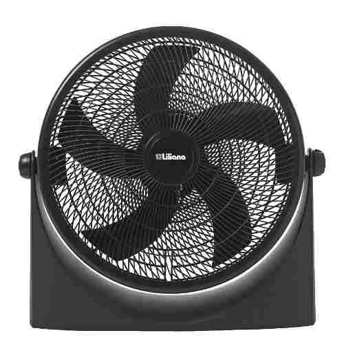 Turboventilador Reclinable Liliana Vtf20p Con 5 Aspas Negro Negro 50.8 Cm Plástico