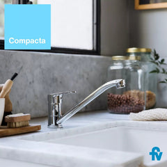 Griferia Monocomando Cocina Mesada Compacta Fv 0411.01/m4 Cs Cromo Brillante