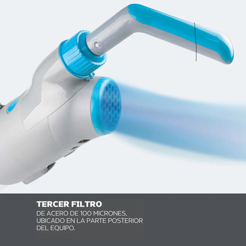 Barrefondo Inalámbrico Philco Velocidad Turbo 3 Niveles De Filtrado Gris