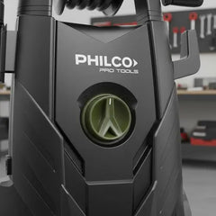 Hidrolavadora Electrica Philco Pro 1800w 220v Portatil Con Carretel 140 Bar Negro 50 Hz/60 Hz