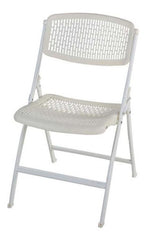 Silla Plegable Picnic Catering Plastica Caño Blanco Liviana Blanco Picnic - Catering