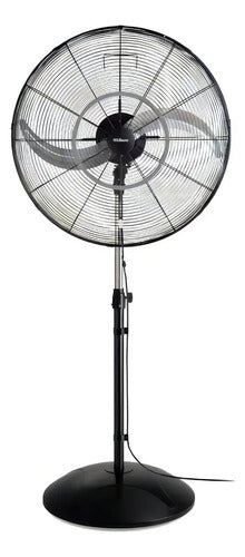 Ventilador De Pie Industrial Liliana 32 3 Vel 280w Vpi32cb 81.28 Cm Negro Plateado Metal 2