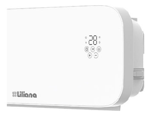 Caloventor Vidrio Pared Tipo Split Liliana C951 Smartheat Blanco