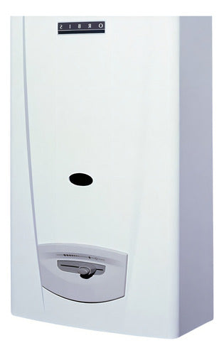 Calefón A Gas Orbis 315bho Gn Tradicional 14 L/min Con Sensor De Seguridad Blanco