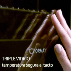 Horno Eléctrico De Empotrar Ormay He-60 A0 Negro 2172w