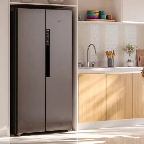 Heladera Gafa 457l No Frost Side By Side Inverter Inox Hgsbs457x Acero Inoxidable