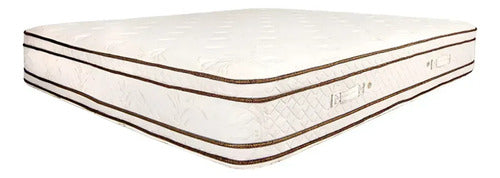 Colchón Resortes Cannon Sublime Euro Pillow King 190x140x35 Blanco