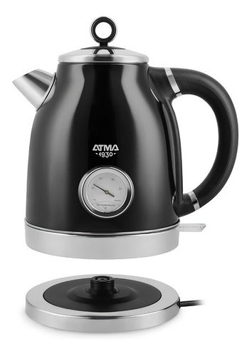 Pava Eléctrica Atma Vintage Peat21vbp Color Negro