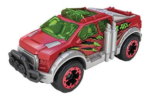Metal Machines T-rex Attack Juego De Pistas De Construcción