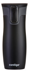 Vaso Térmico Contigo Westloop Color Negro Brilloso 473ml Liso