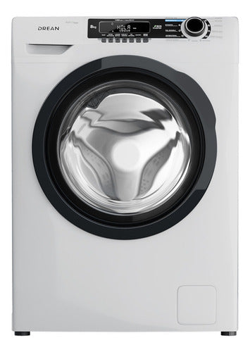 Lavarropas Automático Drean Lcfdr0814sb Inverter 8kg 1400rpm Blanco