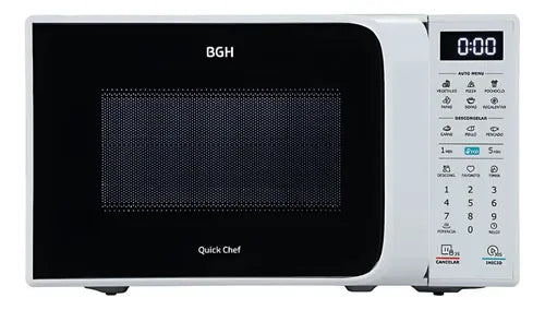Microondas Digital Bgh B120db20i Eco Blanco 20l Auto Menu Cc