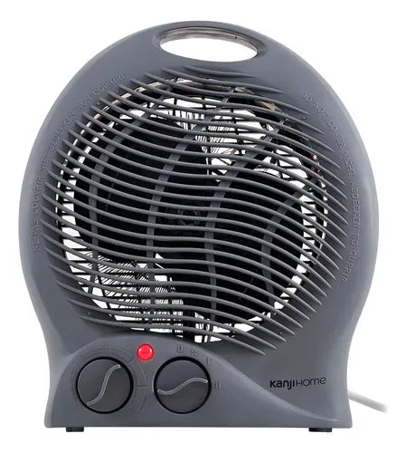 Caloventor Con Termostato Kanji Home Ch103 De 2000w Color Gris Oscuro