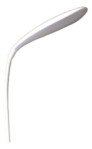 Lampara Escritorio Flexible Luz Led Control Tactil Usb Cts Blanco Blanco