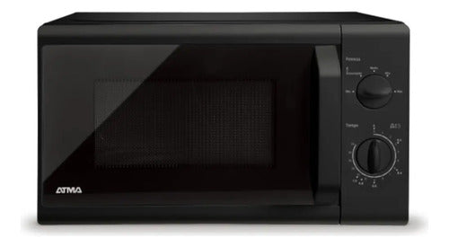 Microondas Rotativo Atma 20lts Matrb20ubn Negro 700w