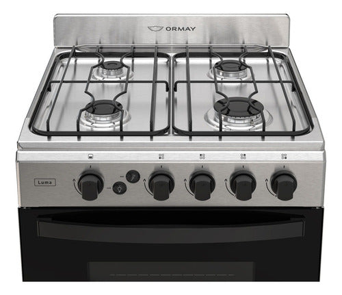 Cocina Ormay Luma Acero Inoxidable Color Plateado