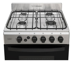 Cocina Ormay Luma Acero Inoxidable Color Plateado