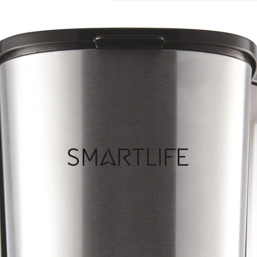 Cafetera De Filtro Smartlife 1.5lts 980w Sl-cm9402 Color Negro/acero Inoxidable
