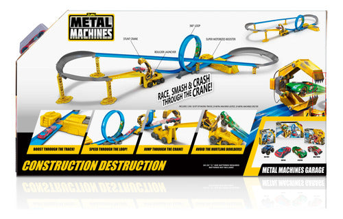Set Pista Metal Machines Construction Destruction Zuru Cs Azul