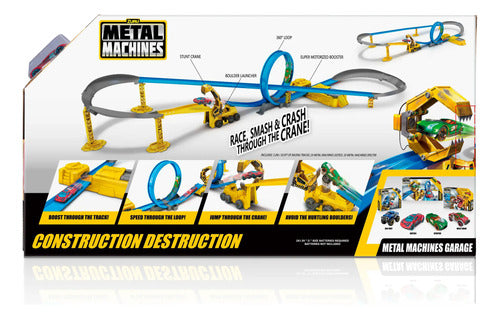 Set Pista Metal Machines Construction Destruction Zuru C Azul