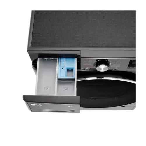 Lavarropas 12kg Aiddtm Inverter Direct Drivetm Steam Gris Oscuro