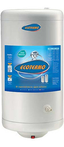Termotanque Eléctrico Ecotermo 70 Litros Conexión Inferior Anticorrosivo Blanco