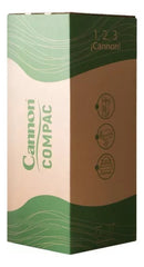 Colchón De 1 Plaza De Espuma Cannon Compac De 190x80x25 Cm Blanco/gris