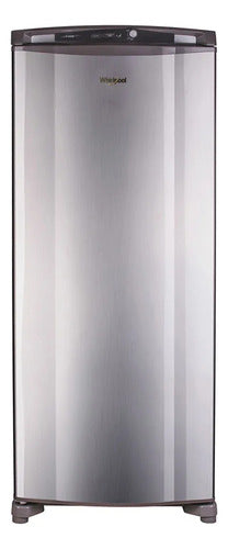 Freezer Vertical Whirlpool Wvu26mk 231lts Ciclico Gris
