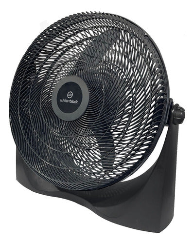 Turbo Ventilador 20 Reclinable Fijo Pared Whitenblack Cts - 20 Cm - 50/60hz - Negro - Negro - Plástico - 3