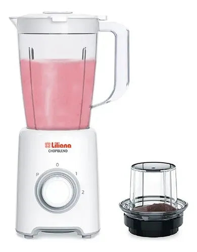 Licuadora Liliana Al453 Chopblend Blanca 1.5 Lts Color Blanco