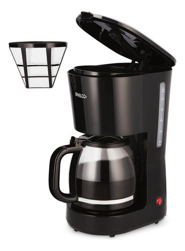 Cafetera De Filtro Philco Caph9416bp De 1,5 Litros Y 750w Negro