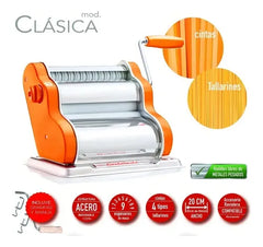Máquina Para Pastas Pastalinda Clásica 200 Naranja