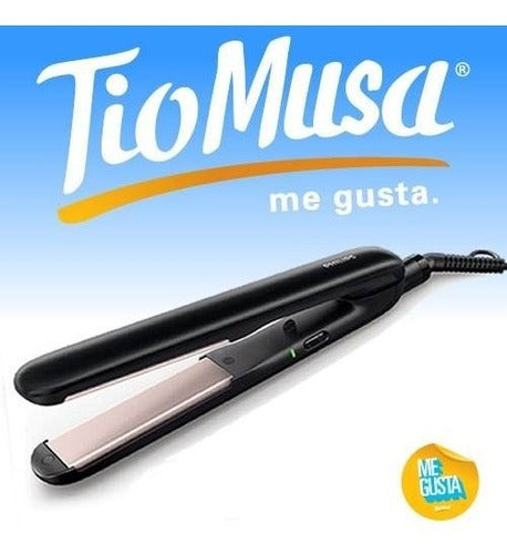 Planchita De Pelo Philips Hp8321/00 Ceramica Temp 210°c Negro/plata