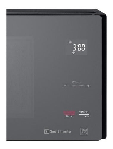 Microondas Grill LG Neochef Mh8298 Inverter Negro De 42lts