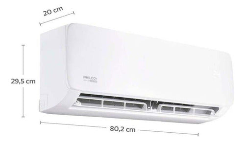 Aire Acondicionado Split Inverter Frio/calor Philco Phin35ha3bn 3053fg/3550w Ecoplus Blanco