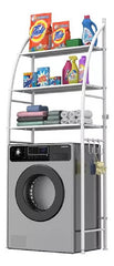 Estanteria Organizador Baño Lavarropas 3niveles Metal Blanco Blanco