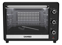 Horno Grill Sansei Hgcsa6324uapi 63l Con Convección Negro