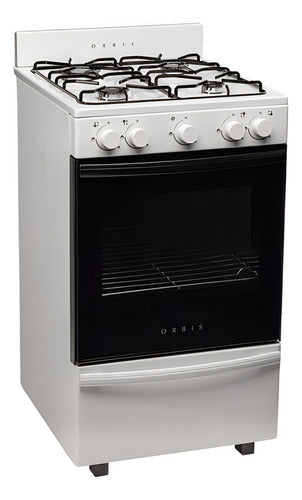 Cocina Orbis 4 Hornallas Multigas 838bc4 Blanca De 55cm Blanco