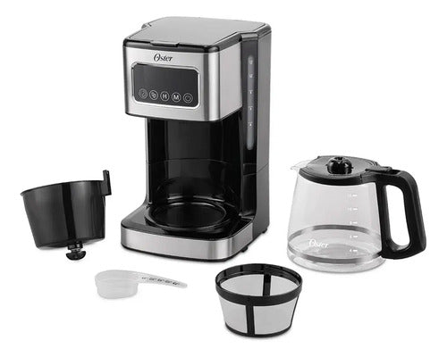Cafetera Programable De 12 Tazas Oster Bvstdc4403 Plateado